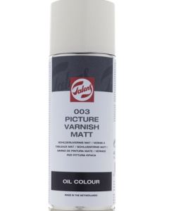 Talens spuitbus schilderijvernis olieverf mat 400 ml 