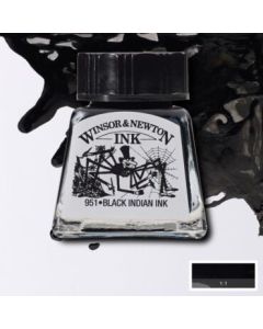 W&N Tekeninkt 14 ml. 030 Black (Indian)