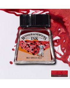W&N Tekeninkt 14 ml. 040 Brick Red